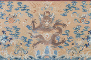 Image for Lot Framed Chinese Kesi Silk Panel