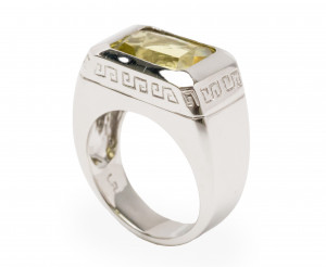 Image for Lot 14K White Gold Men's Ring