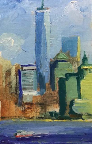 Image for Lot Bill Creevy - Downtown View of New Jersey