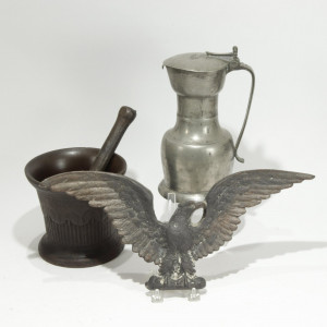 Image for Lot Group of Antique Metal Objects