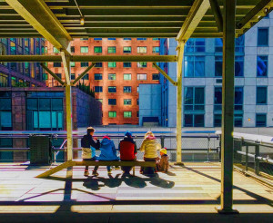 Image for Lot Mary McKenna Ridge - Taking a Rest on the HighLine
