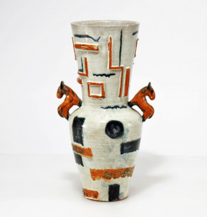Image for Lot Kitty Rix for Wiener Werkstatte - Pottery Vase