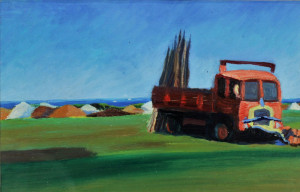 Image for Lot Anna Meyer - Red Truck - P/P