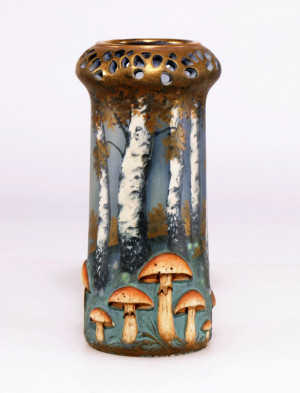 Image for Lot Paul Dachsel - Amphora Mushroom Vase, 1908