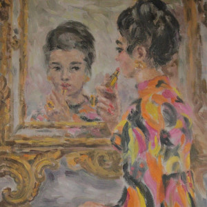 Image for Lot Louise Cazenavette Woman in Mirror