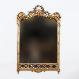 Image for Lot Classical Style Giltwood & Composition Mirror