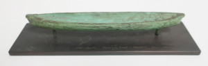 Image for Lot Bronze Fishing Boat - signed Nelson, 1982
