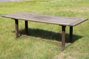 Image for Lot Teak Patio Dining Table