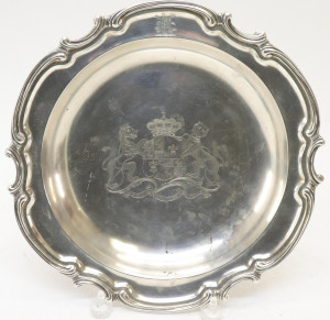 Image for Lot Benjamin Smith III Silver Dish London 1840