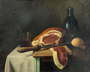 Image for Lot Christopher Cawthorn - Still Life with Iberico