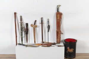 Image for Lot Hunting Theme Objects, Knives,Swords
