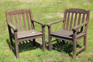 Image for Lot Pair Gloster Teak Armchairs