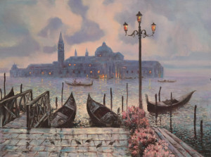 Image for Lot Jason He - Venice Lights at Night