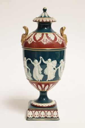 Image for Lot Wedgwood Victoria Ware "Dancing Hours" Urn