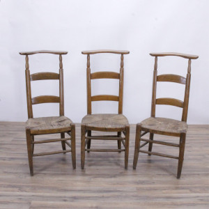 Image for Lot Set of 3 Welsh Style Oak Reading Chairs