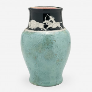 Image for Lot Pisgah Forest Pottery - Cameo Vase