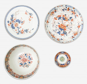 Image for Lot Chinese Imari Export Porcelain Dishes
