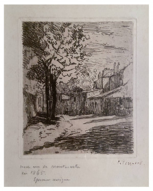 Image for Lot Camille Pissarro - Une Rue a Montmartre
