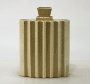 Image for Lot Robert Lallemant - Cream Crackle Glaze Vase