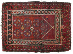 Image for Lot Anatolian Prayer Wool Rug 5 x 3-4