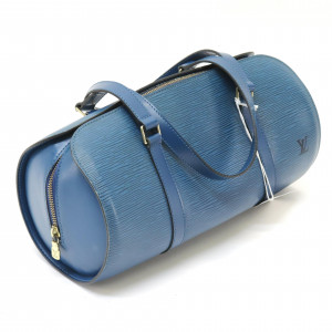 Image for Lot Louis Vuitton Blue Epi Leather Soufflot