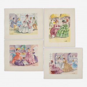 Image for Lot R. Forbella - Victorian Ladies (4)