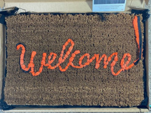 Image for Lot Banksy x Love Welcomes Welcome Mat