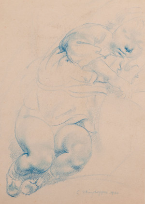Image for Lot Clara Klinghoffer - Untitled (Sleeping child)