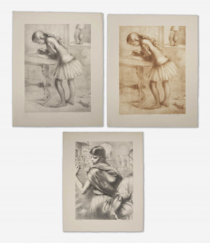 Image for Lot Clara Klinghoffer - Group, three (3) prints of women