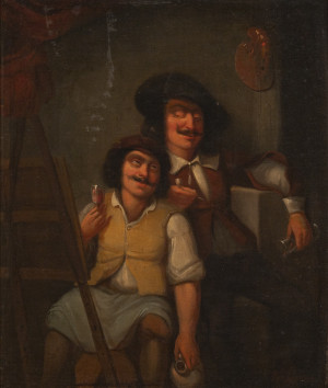 Image for Lot François Verheyden - A toast to the portrait