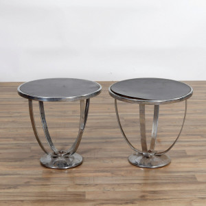 Image for Lot Pair of Wolfgang Hoffmann for Howell Side Tables