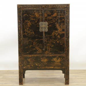 Image for Lot Chinese Lacquer Storage Cabinet