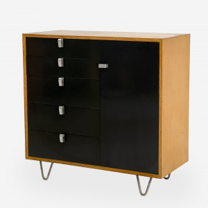 Image for Lot George Nelson for Herman Miller - Thin Edge Ebonized Front Cabinet