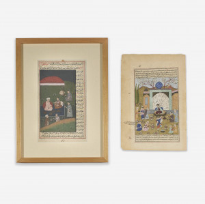 Image for Lot Artist Unknown - Group of Two (2) Persian Manuscript Pages