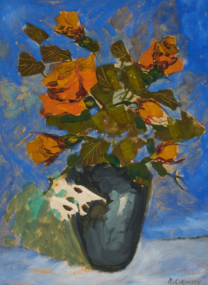 Image for Lot Nicolai Cikovsky - Flower Vase