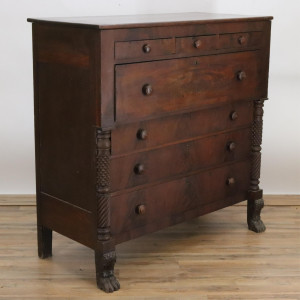 Image for Lot 19C Chest Of Drawers Hairy Paw Feet