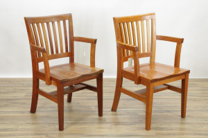 Image for Lot Pair Thomas Moser Cherry "Harpswell" Armchairs