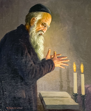 Image for Lot Konstantin Szewczenko - Untitled (Lighting Shabbat Candles)