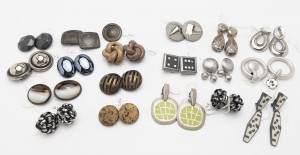 Image for Lot 18 Pairs of Vintage Fashion Earrings, Geoffrey Beene Archive