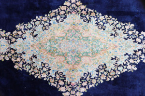 Image for Lot Kirman Carpet, 8 x 17