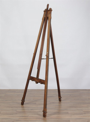 Image for Lot Anglo Indian Teak Gallery Easel- Christie's