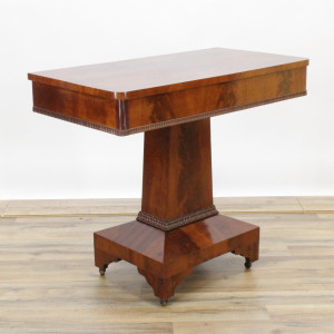 Image for Lot American Classical Mahogany Console 19th C