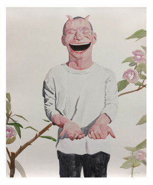 Image for Lot Yue Minjun Untitled (Smileism No 22)