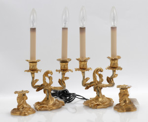 Image for Lot Regence Style Candle Holders Candelabra
