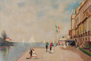 Image for Lot Dimitri Hristoff - Impressionist Seaside Sc