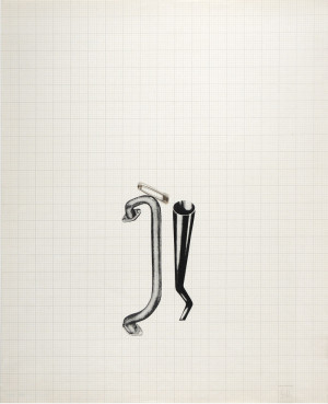 Image for Lot Jim Dine - Tool Box VII (Graph Paper)