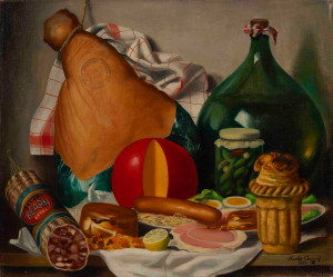 Image for Lot Charles Cerny - Still life with charcuterie