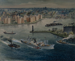 Image for Lot Woldemar Neufeld - Shipping on the East River
