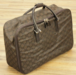 Image for Lot Vintage Gucci Soft Sided Suitcase