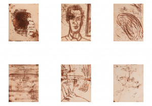 Image for Lot Julian Schnabel - TOD cage without bars - six prints